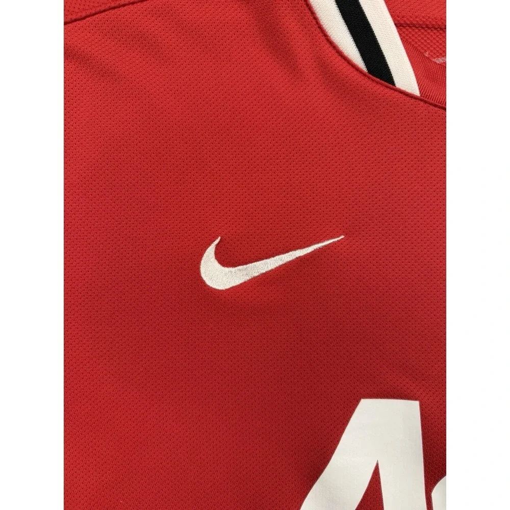 Manchester United L Nike 2011/12 Home Y2k Football Shirt Soccer Jersey